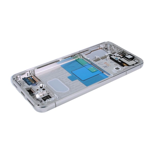 Samsung Galaxy S22 Skärm med LCD Display Original - Vit/Cream/Blå Vit