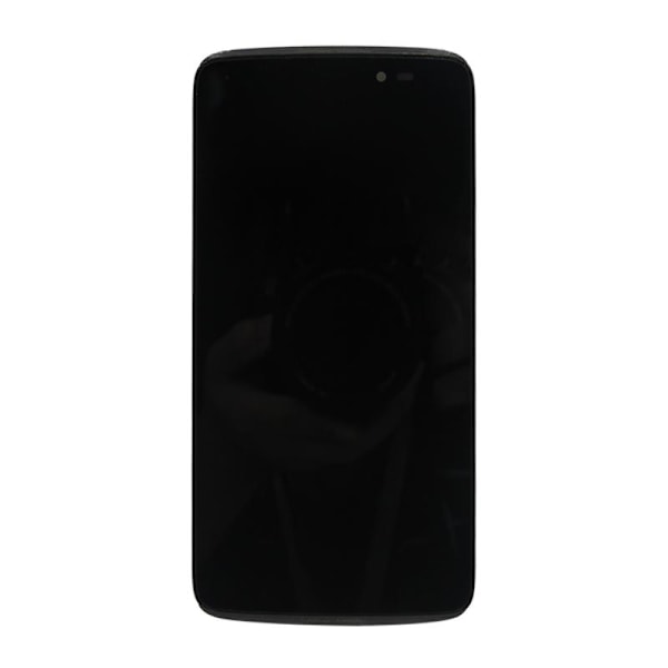 Alcatel One Idol 3 Skärm/Display med Ram - Svart Black