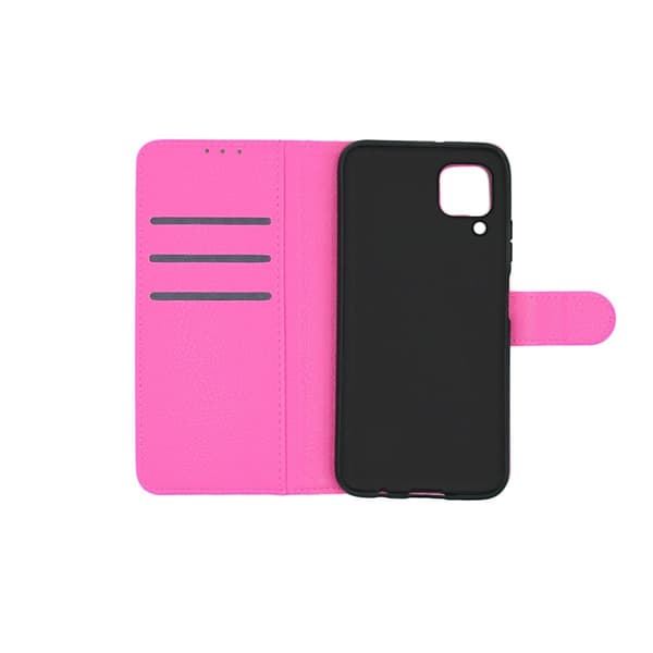 Huawei P40 Lite Plånboksfodral med Stativ - Rosa Pink