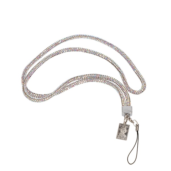 Mobilhalsband Snöre - Iriserande glitter