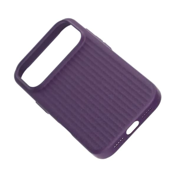 Bølget Cover med Magsafe til iPhone 17 Pro Max - Lilla lilla