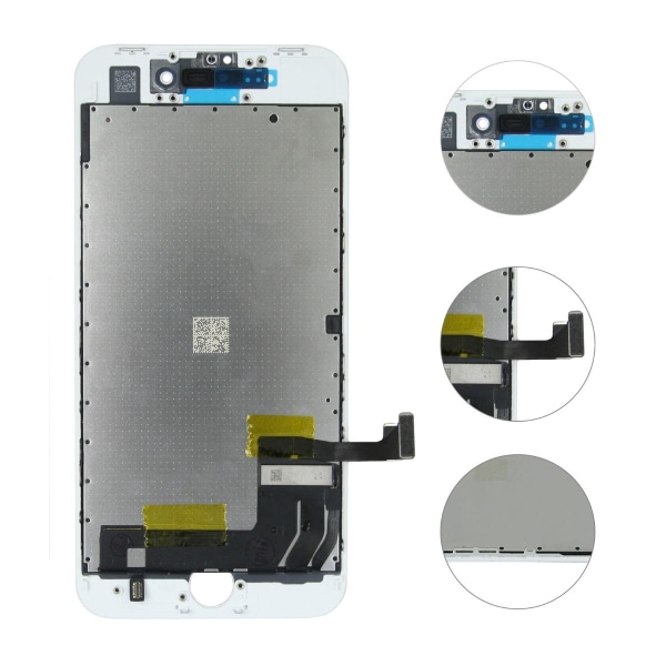iPhone 8 LCD Skärm Refurbished - Vit Vit
