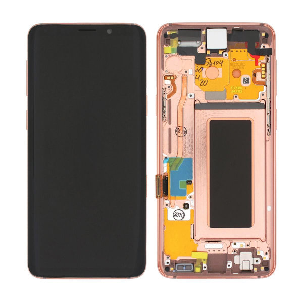 Samsung Galaxy S9 (SM-G960F) Skärm med LCD Display Original - Guld Gold