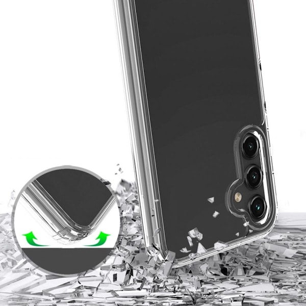Samsung Galaxy A14 5G Stöttåligt Skal Rvelon - Transparent Transparent