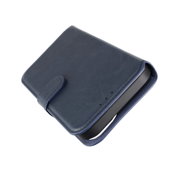iPhone 15 Plus Plånboksfodral Magnet Rvelon - Blå Marinblå