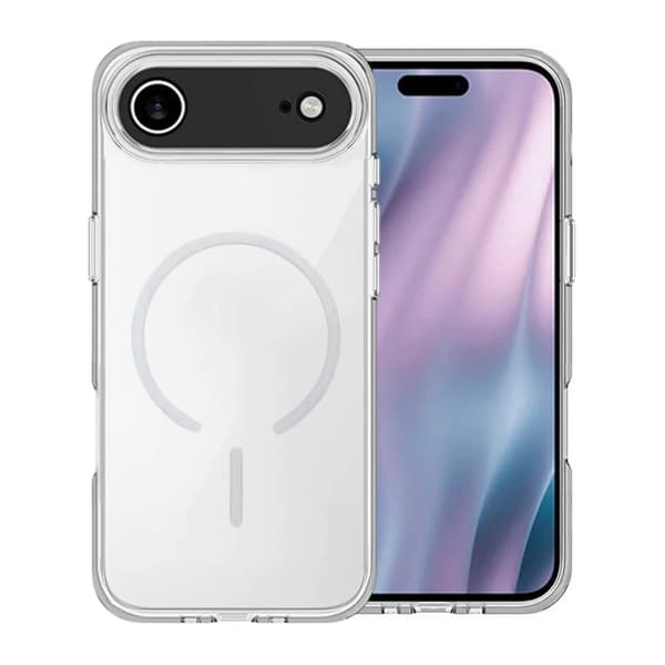 Magsafe Stöttåligt Skal för iPhone Air - Transparent läpinäkyvä