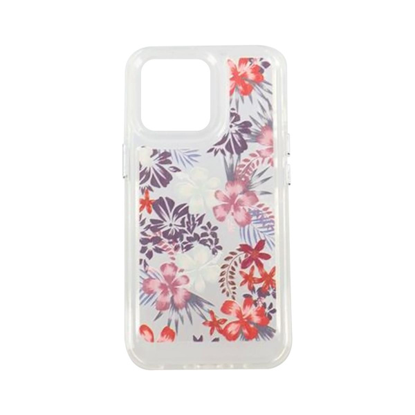 iPhone 14 Mobilskal med motiv - Röda Blommar Red