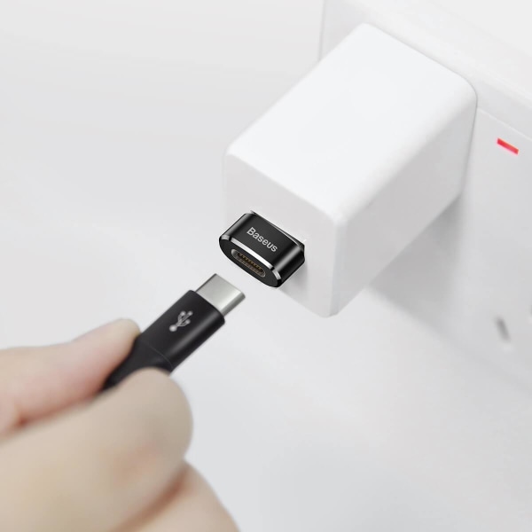 USB-C till USB-A Adapter Baseus Mini Svart