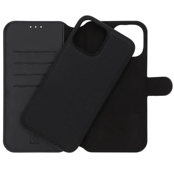 iPhone 13 Pro Max Plånboksfodral Magnet Rvelon - Svart Svart