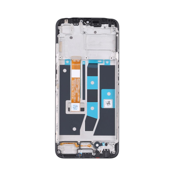 OPPO A16s Skärm med LCD Display OEM - Svart Svart