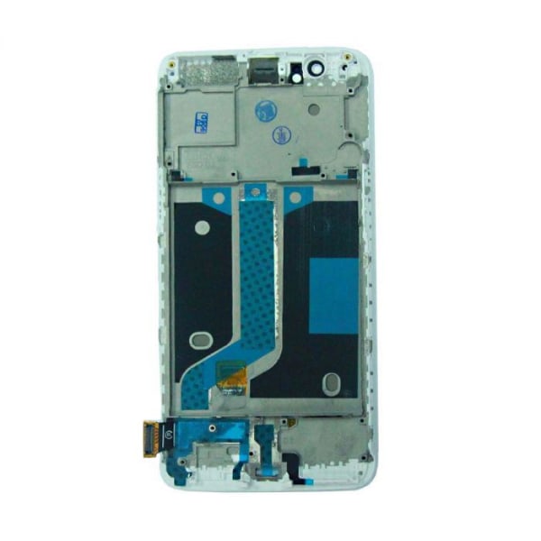 OnePlus 5 Skärm med LCD Display - Vit Vit