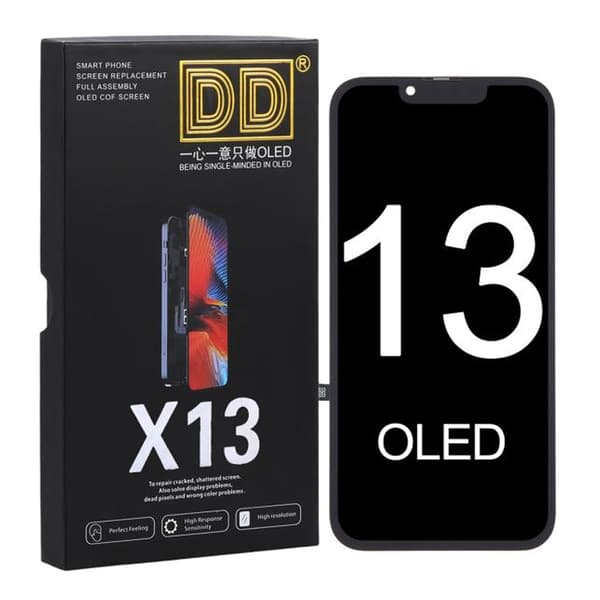 iPhone 13 Soft OLED Skärm - DD Svart