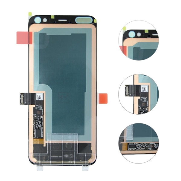 Google Pixel 4 Skärm/Display Original - Svart Svart
