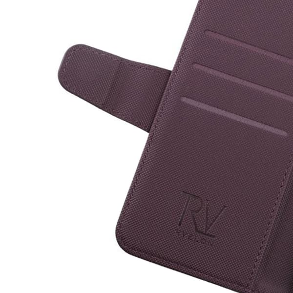 iPhone 11 Plånboksfodral Rvelon - Mörklila Mörklila