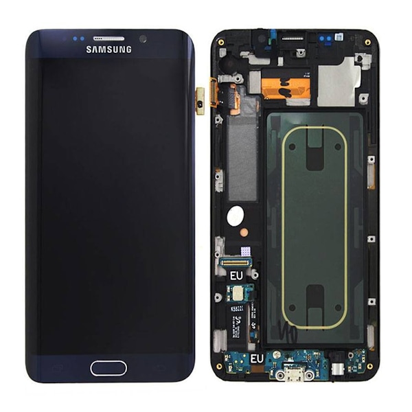 Samsung Galaxy S6 Edge+ (G928F) Skärm med LCD Display Original - Svart Svart