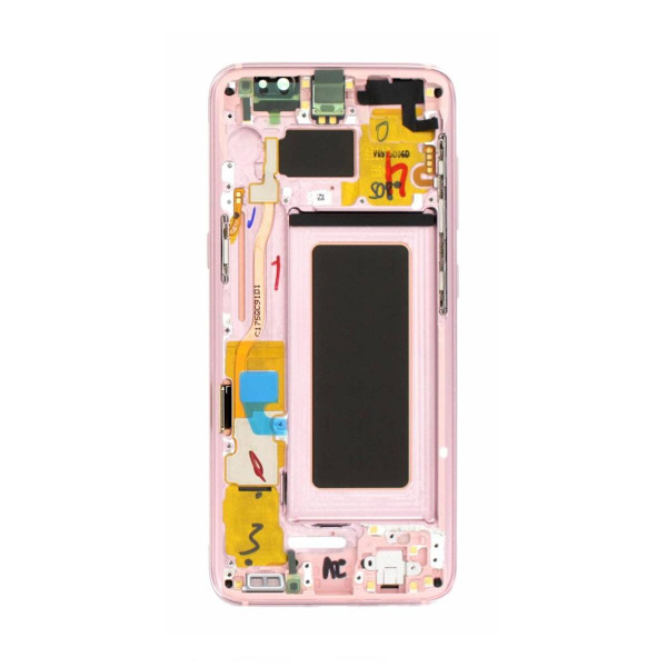 Samsung Galaxy S8 (SM-G950F) Skärm med LCD Display Original - Rose Rosa Ljusrosa