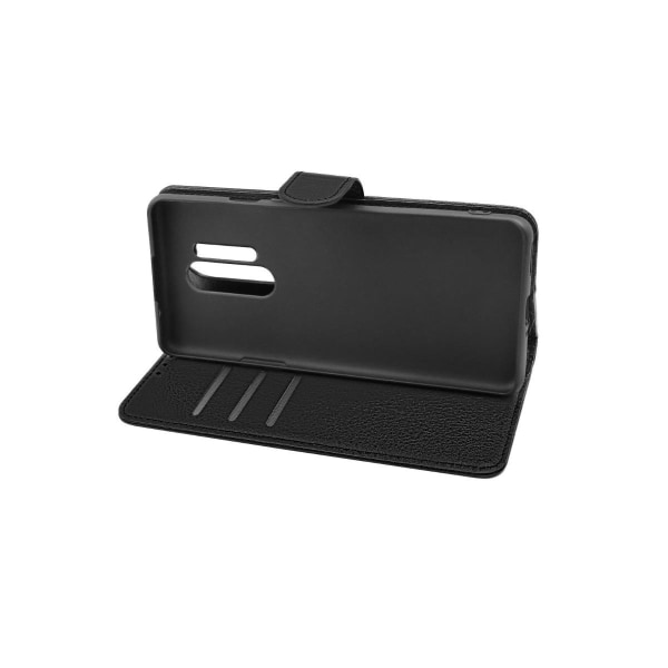 OnePlus 8 Pro Plånboksfodral med Stativ - Svart Svart