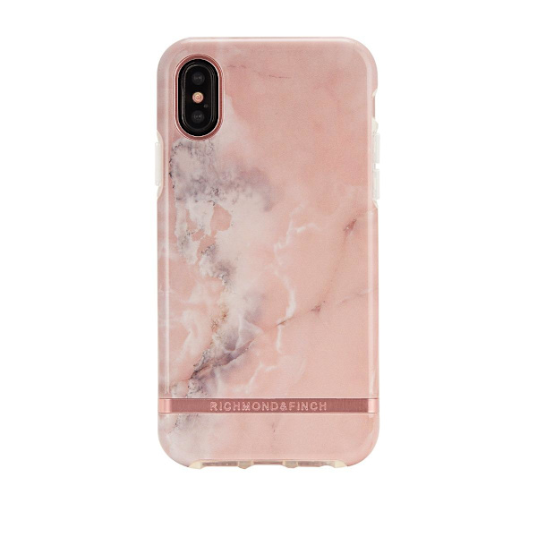 Richmond & Finch Skal Rosa Marmor - iPhone XR Pink