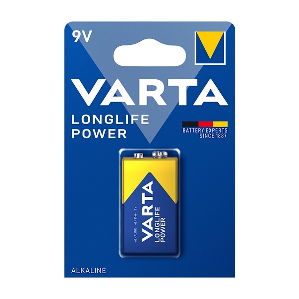 VARTA Longlife 9V E-Block Batteri