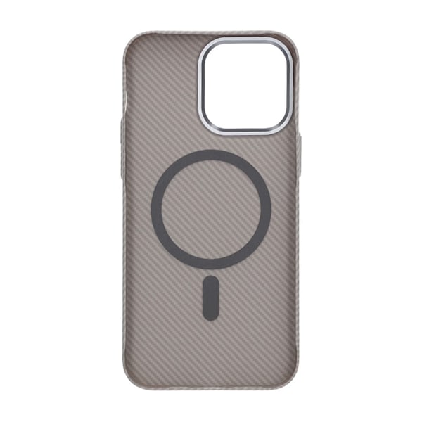 iPhone 14 Pro Mobilskal Carbonmönstrad - Grå Grey
