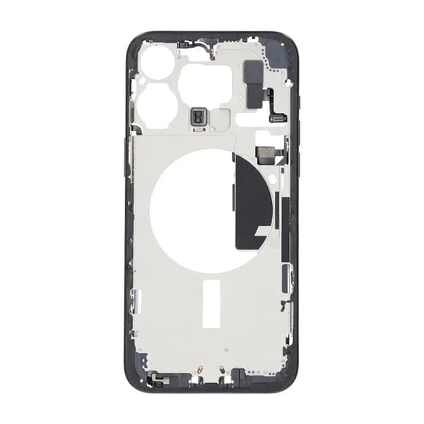 Mittenram med smådelar för iPhone 15 Pro Max - Blå Titan OEM Blå