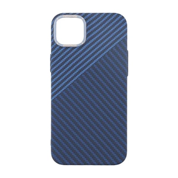 iPhone 15 Plus Mobilskal i Kolfiber - Blå/Grå Multicolor