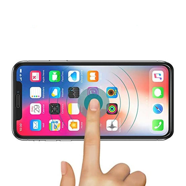 Skärmskydd iPhone X/XS/11 Pro - 3D Härdat Glas Svart (miljö) Svart