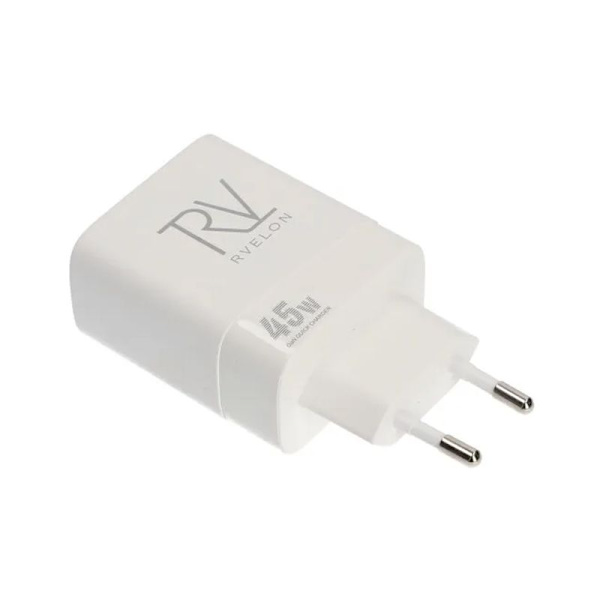 Rvelon 45W USB-C x2 GaN Väggladdare