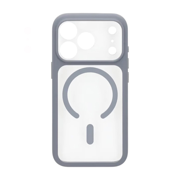 Skal för iPhone 17 Pro Max - MagSafe & Kameraskydd - Grå grå