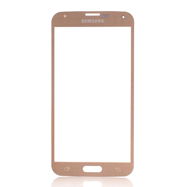 Samsung Galaxy S5 Glas till LCD Skärm - Guld Gold