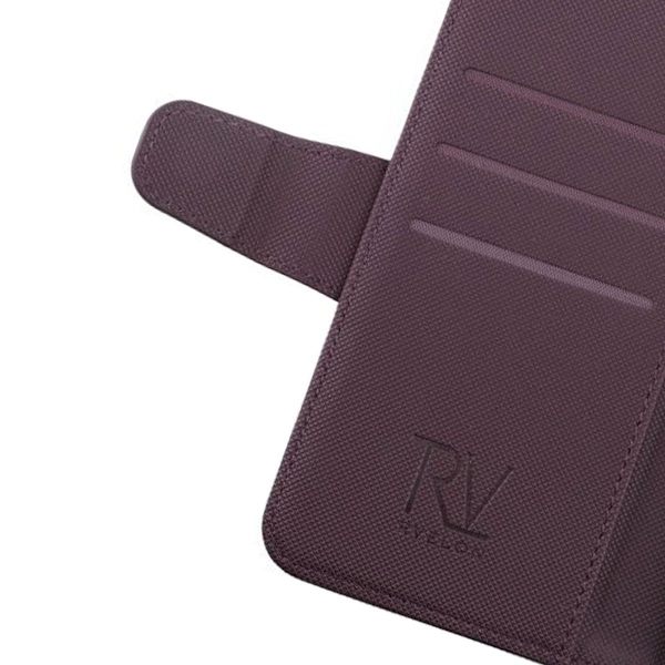 iPhone 13 Pro Max Plånboksfodral Extra Kortfack Rvelon - Mörklila Mörklila