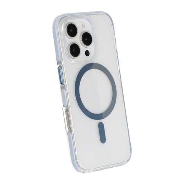 iPhone 16 Pro Max Mobilskal Magnet Dubbelskydd - Blå Blå