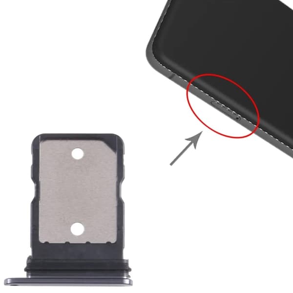 Google Pixel 8 Pro Simkortshållare - Svart svart