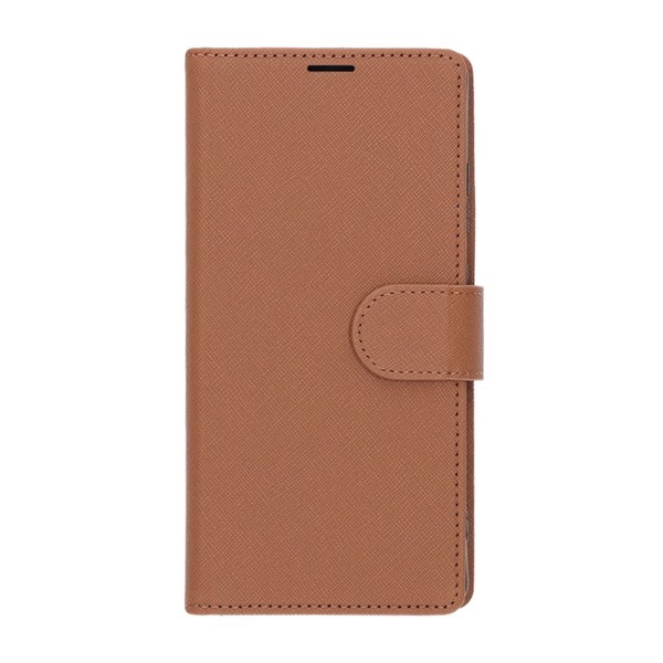 Samsung Galaxy S25 Ultra Plånboksfodral med Stativ - Brun Brun