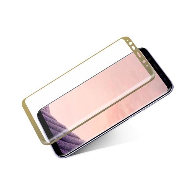 Skärmskydd Samsung S8 Plus - Härdat Japan Glas (Guld) Guld
