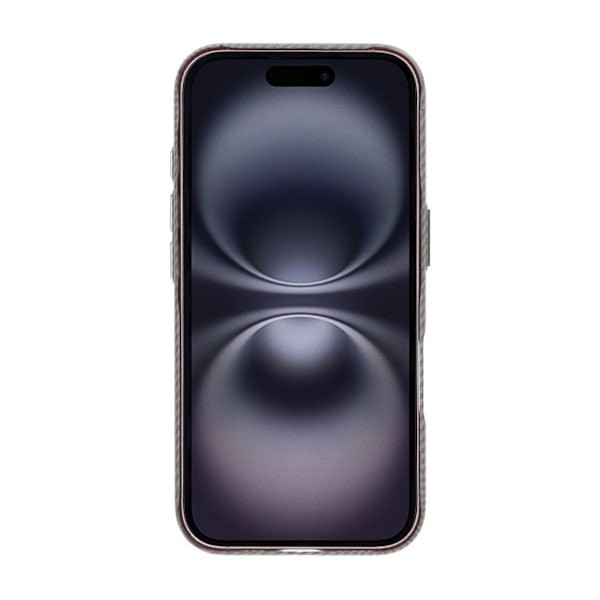 iPhone 16 Mobilskal Carbonmönstrad - Grå grå