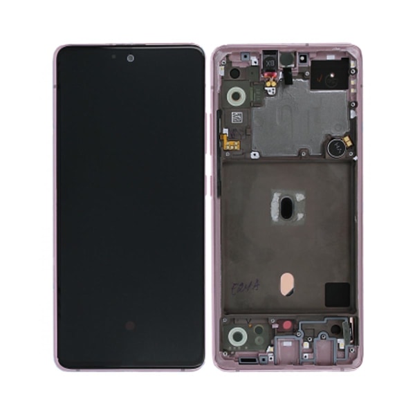 Samsung Galaxy A51 5G Skärm med LCD Display Original - Rosa NeonPink
