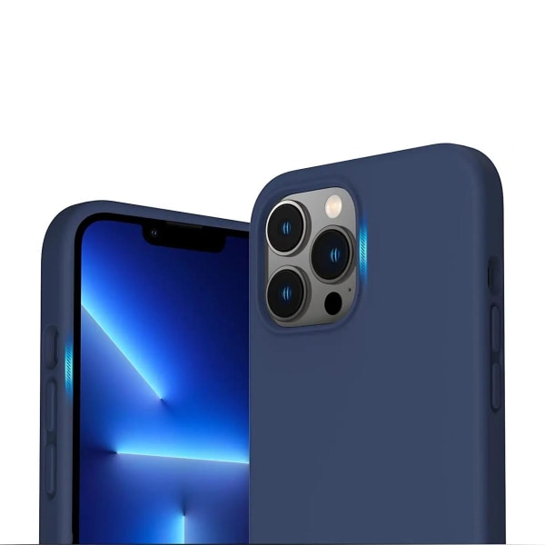 iPhone 13 Pro Skal - Silikon Blå Rvelon Isblå