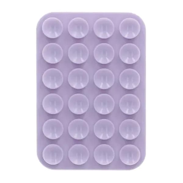 MagSafe Silicone Suction Cup Phone Mount Purple lila