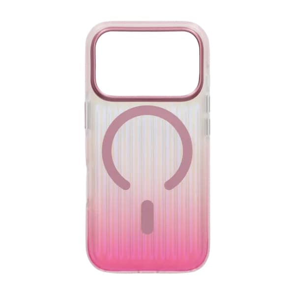 Mobilskal Korrugerad MagSafe för iPhone 17 Pro Max - Rosa Pink