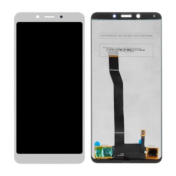 Xiaomi Redmi 6/6A Skärm med LCD Display - Vit Vit