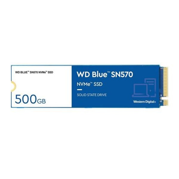 Western Digital SSD Blue SN570 500GB M.2 NVMe 3500MB/s PCIe Gen Blue