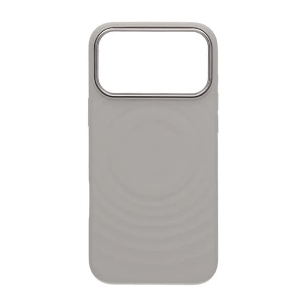 Mobilskal Silikon med Magsafe för iPhone 17 Pro Max - Ljusgrå harmaa