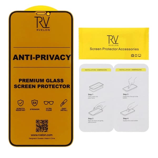 Screen Protector iPhone 11/XR - FUll Cover Privacy Tempered Glass Rv packing no instlation frame