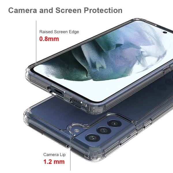 Stöttåligt Skal Samsung Galaxy S21 FE - Transparent Transparent