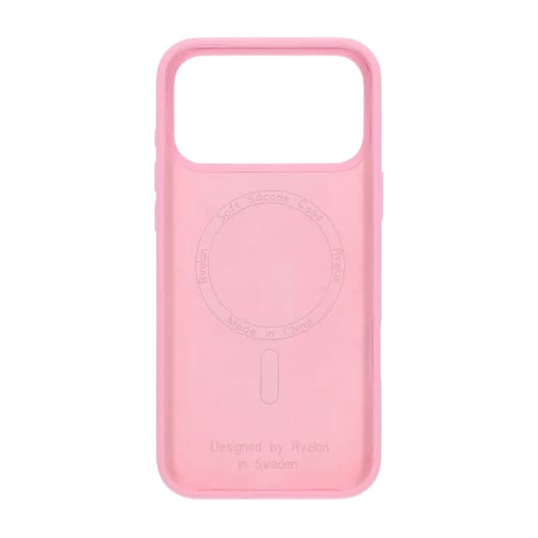 Rvelon Skal Silikon MagSafe för iPhone 17 Pro Max - Rosa rosa
