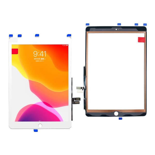 iPad 9 10.2 2021 Glas med Touchskärm OEM - Vit Vit