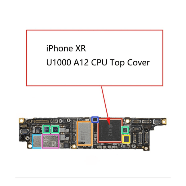 CPU A12 Skydd U1000 iPhone XS/XR/XS Max