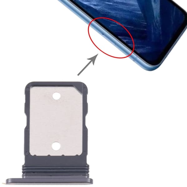 Google Pixel 8a Simkortshållare - Svart svart