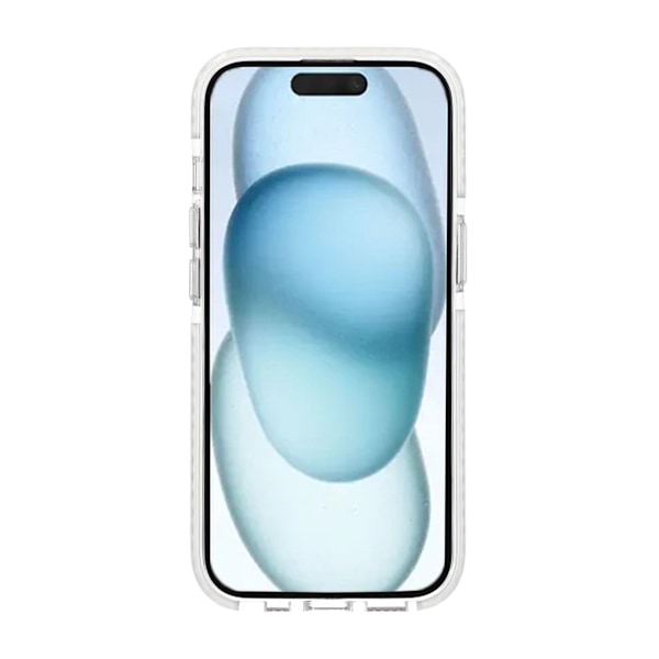 iPhone 15 Mobilskal Magnet Dubbelskydd - Vit Vit